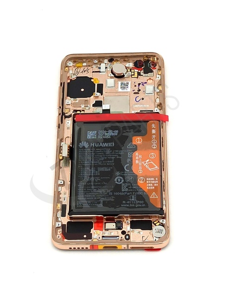 Huawei P40 LCD+Touch+Front cover (Blush Gold) & Battery