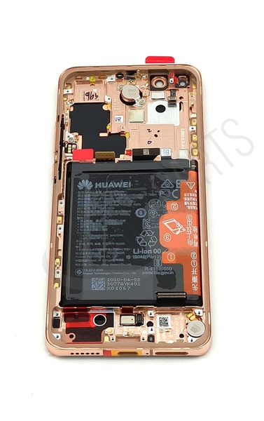 Huawei P40 Pro (ELS-N09/ELS-N29) LCD+Touch+Front cover (Blush Gold) & Battery