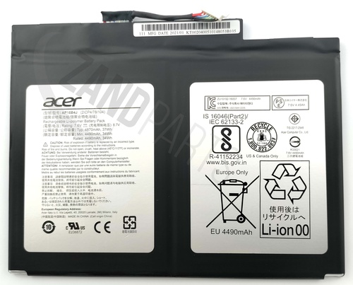 Acer SA5-271(P) Battery (Poly 4870mAh Main)