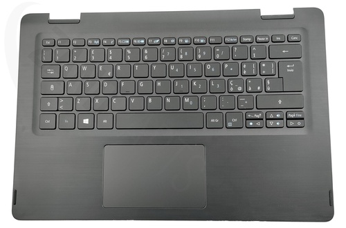 Acer SP513-51 Keyboard (ITALIAN) BL & Upper Cover (BLACK) (with TP)