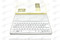 Acer Keyboard German Silver Win8 W/Bag