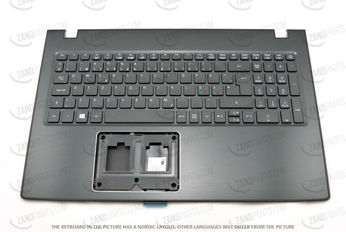 Acer Cover Upper W/Keyboard Nordic Black Nbl