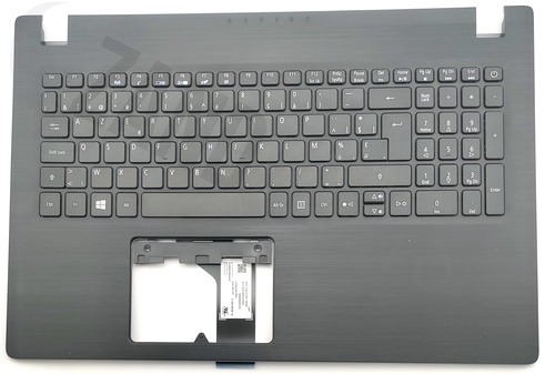 Acer A315-21/31/51 Keyboard (BELGIAN) & Upper Cover (BLACK)