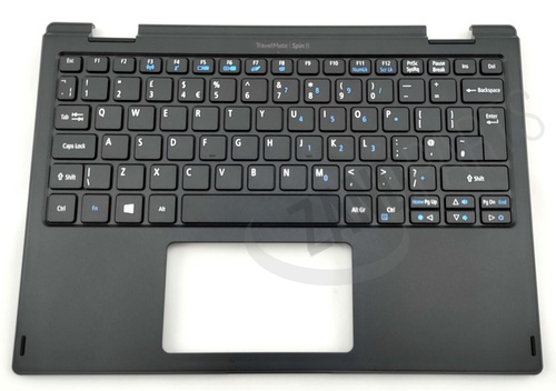 Acer Cover Upper W/Keyboard Uk-English Black